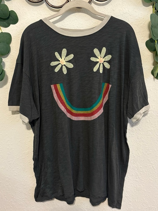 NATURAL LIFE Tops - NATURAL LIFE Boho Oversized Smiley Top✨